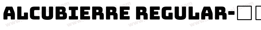 Alcubierre Regular字体转换